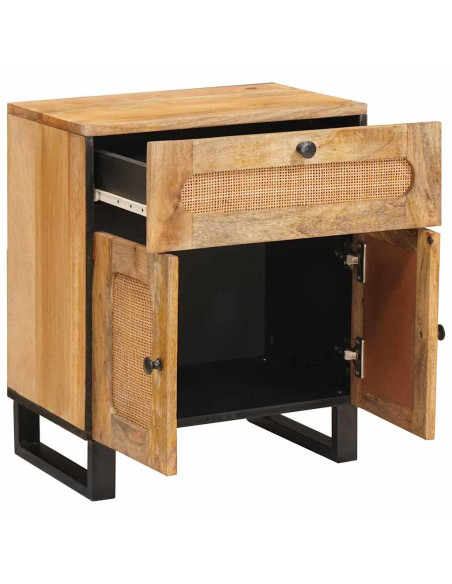 Armadio da Notte con cassetto Naturale 50 x 33 x 60 cm