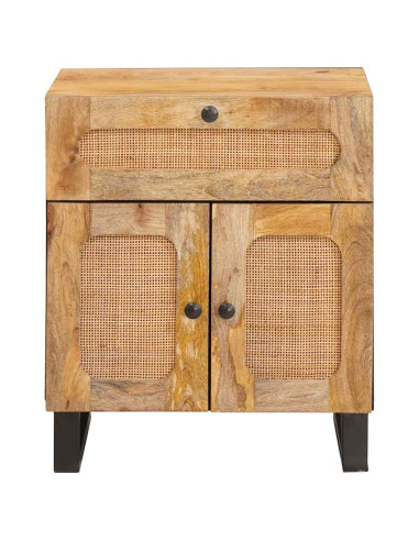 Armadio da Notte con cassetto Naturale 50 x 33 x 60 cm