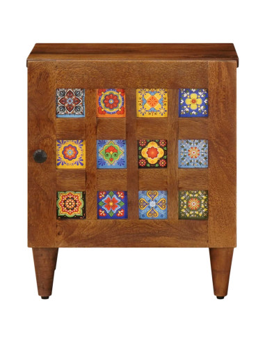 Armadio da Notte 2 pcs Marrone 40 x 33 x 46 cm