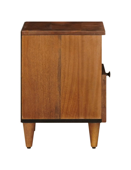 Armadio da Notte con cassetto 2 pcs Marrone 40 x 33 x 46 cm