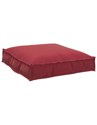 Set di Cuscini per Pallet 2 pcs Rosso Vino Tessuto Oxford