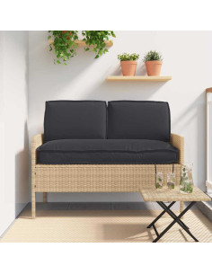 Set di Cuscini 3 pcs Nero Tessuto Oxford