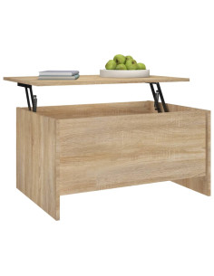 Tavolino Salotto Rovere Sonoma 80x55,5x41,5cm Legno Multistrato