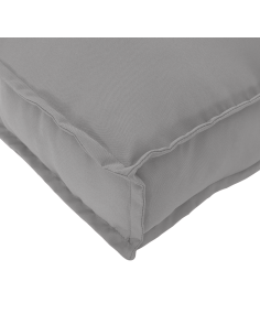 Set di Cuscini 3 pcs Grigio Tessuto Oxford