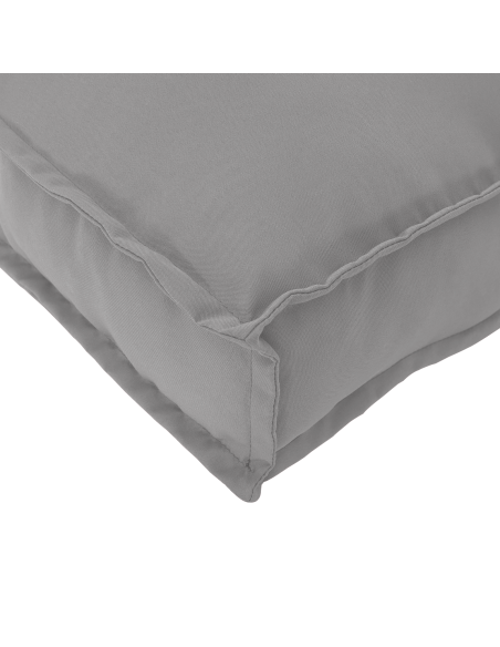 Set di Cuscini 3 pcs Grigio Tessuto Oxford