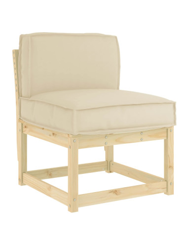 Cuscino Beige 60 x 40 x 12 cm Tessuto Oxford