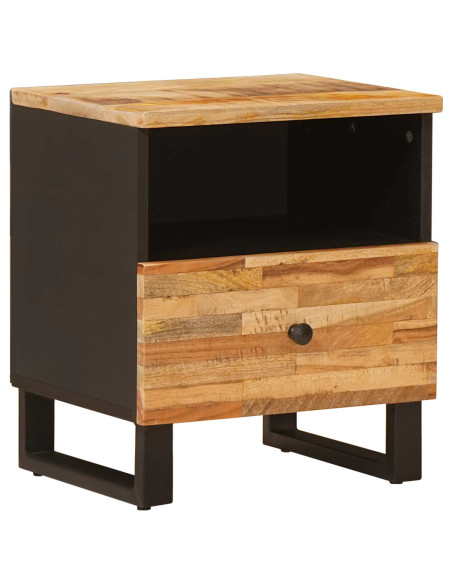 Mobiletto da Letto con cassetto 2 pcs Marrone 40 x 33 x 46 cm