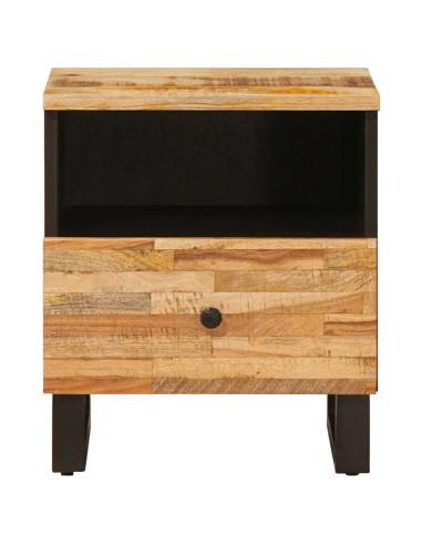 Mobiletto da Letto con cassetto 2 pcs Marrone 40 x 33 x 46 cm