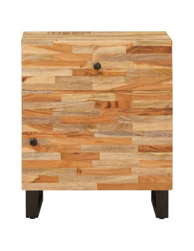 Mobiletto da Letto con cassetto Marrone 50 x 33 x 60 cm