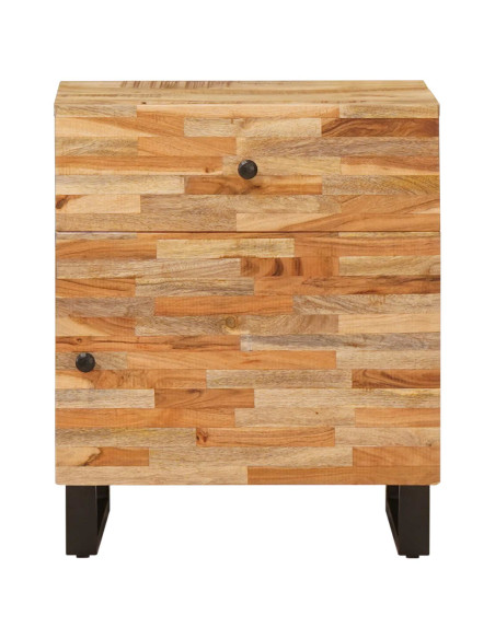 Mobiletto da Letto con cassetto Marrone 50 x 33 x 60 cm