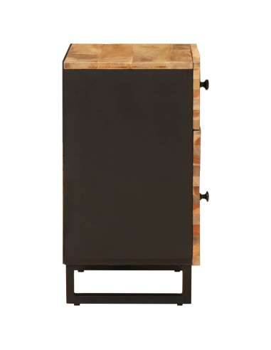 Mobiletto da Letto con cassetto Marrone 50 x 33 x 60 cm