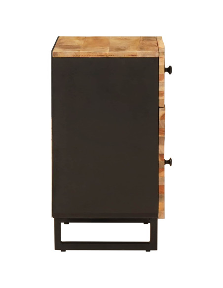 Mobiletto da Letto con cassetto Marrone 50 x 33 x 60 cm