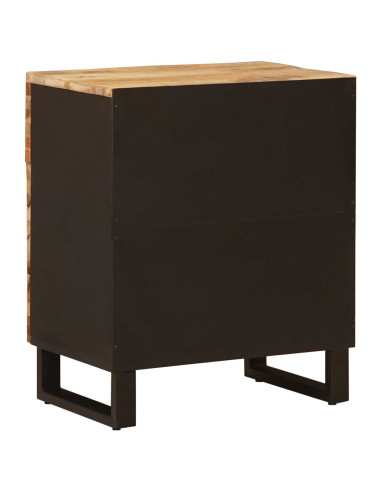 Mobiletto da Letto con cassetto Marrone 50 x 33 x 60 cm