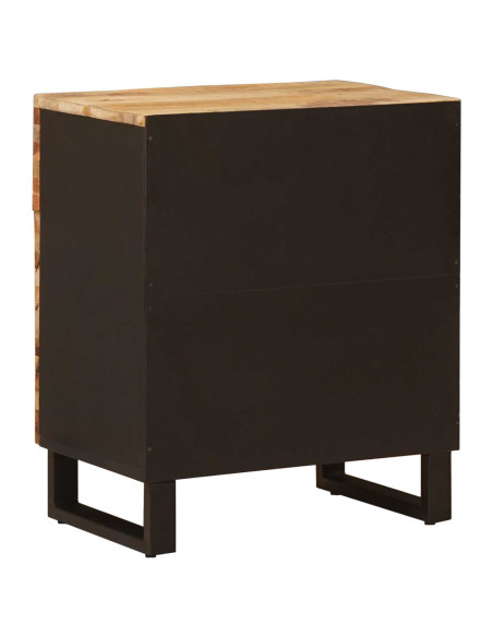 Mobiletto da Letto con cassetto Marrone 50 x 33 x 60 cm