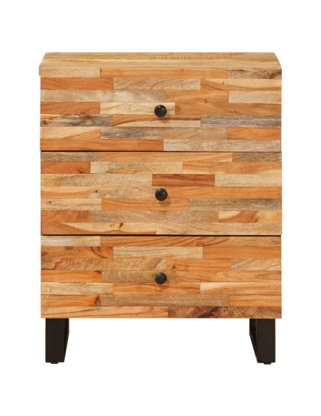 Mobiletto da Letto con cassetto Marrone 50 x 33 x 62 cm