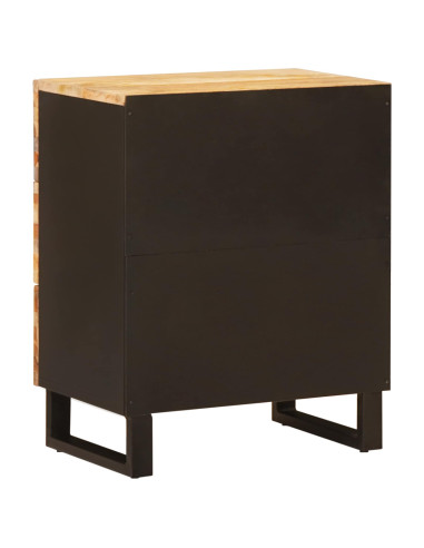 Mobiletto da Letto con cassetto Marrone 50 x 33 x 62 cm