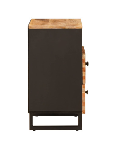 Mobiletto da Letto con cassetto Marrone 50 x 33 x 62 cm