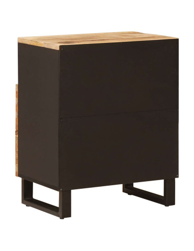 Mobiletto da Letto con cassetto Marrone 50 x 33 x 62 cm