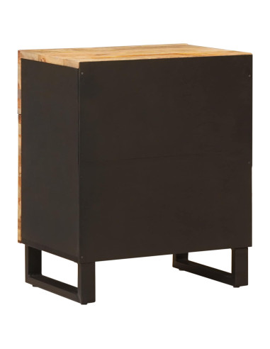 Mobiletto da Letto con cassetto Marrone 50 x 33 x 60 cm