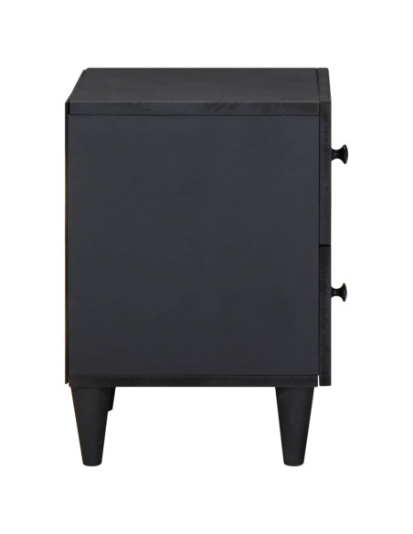 Comodino Marrone 40 x 33,5 x 46 cm Legno di mango massello