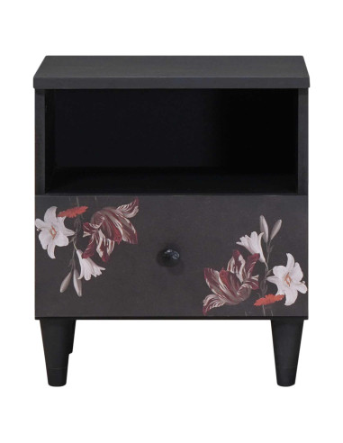 Comodino Marrone 40 x 33 x 46 cm Legno di mango massello