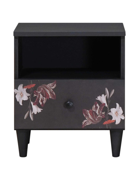 Comodino Marrone 40 x 33 x 46 cm Legno di mango massello