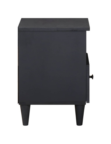 Comodino 2 pcs Marrone 40 x 33 x 46 cm Legno di mango massello