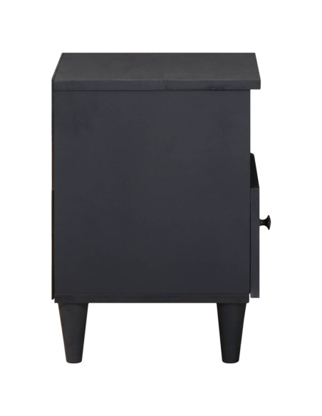 Comodino 2 pcs Marrone 40 x 33 x 46 cm Legno di mango massello