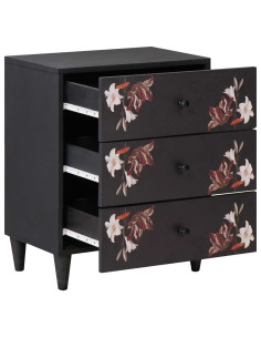 Comodino Multicolore 50 x 33 x 60 cm Legno di mango massello 2