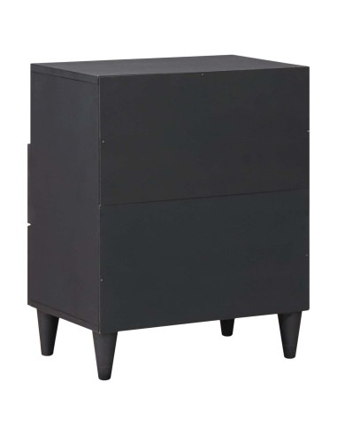 Comodino Multicolore 50 x 33 x 60 cm Legno di mango massello