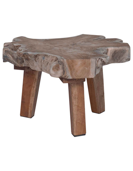 Comodino Marrone 40 x 40 x 25 cm Legno Recuperato Massello