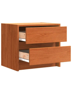 Comodini Marrone cerato 40 x 30.5 x 35.5 cm Legno di pino 2