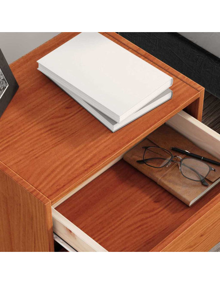 Comodini Marrone cerato 40 x 30.5 x 35.5 cm Legno di pino