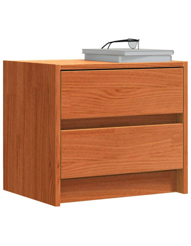 Comodini 2 pcs Marrone cerato 40 x 30.5 x 35.5 cm Legno di pino