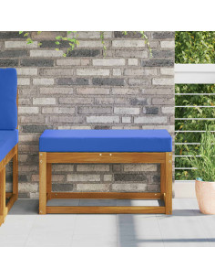 Cuscino per la seduta Turchese 80 x 40 x 8 cm 100% Poliestere