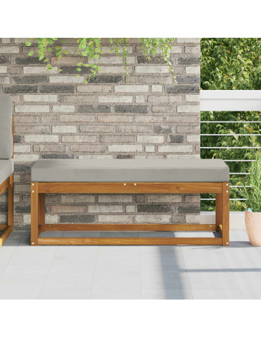 Cuscino per la seduta Grigio 115 x 40 x 8 cm 100% Poliestere