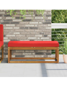 Cuscino per la seduta Rosso 115 x 40 x 8 cm 100% Poliestere