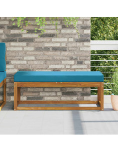 Cuscino per la seduta Blu Reale 115 x 40 x 8 cm 100% Poliestere