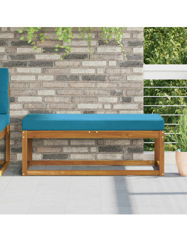 Cuscino per la seduta Blu Reale 115 x 40 x 8 cm 100% Poliestere