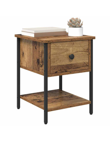 Comodino Legno vecchio 34 x 35,5 x 45 cm Legno multistrato