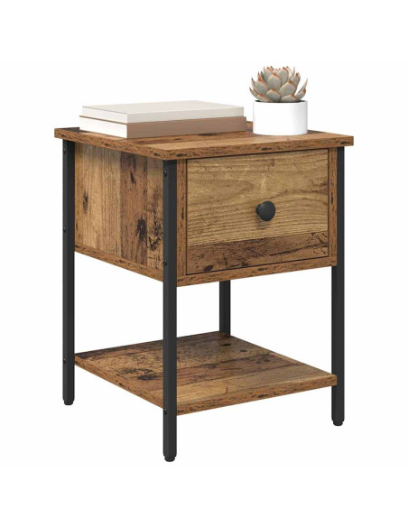 Comodino Legno vecchio 34 x 35,5 x 45 cm Legno multistrato