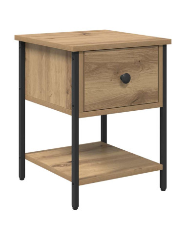 Comodino Rovere artigianale 34 x 35,5 x 45 cm Legno multistrato