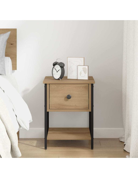 Comodino Rovere artigianale 34 x 35,5 x 45 cm Legno multistrato