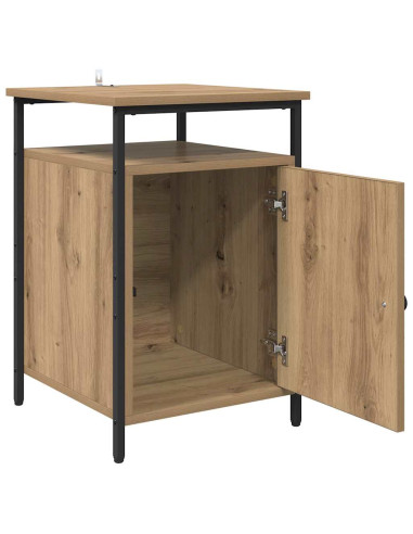 Armadio da Notte 2 pcs Rovere artigianale 40 x 42 x 60cm
