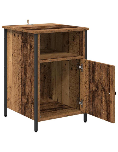 Armadio da Notte 2 pcs Legno vecchio 40 x 42 x 60 cm