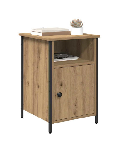 Armadio da Notte 2 pcs Rovere artigianale 40 x 42 x 60 cm