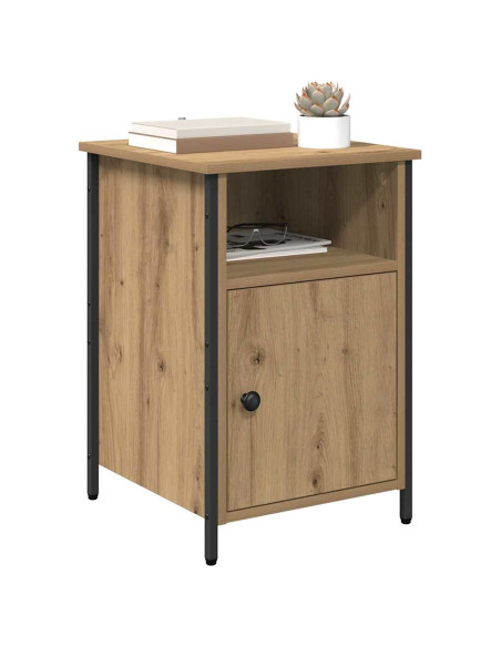 Armadio da Notte 2 pcs Rovere artigianale 40 x 42 x 60 cm