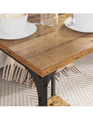 Tavolino da salotto Legno vecchio 40 x 40 x 55 cm