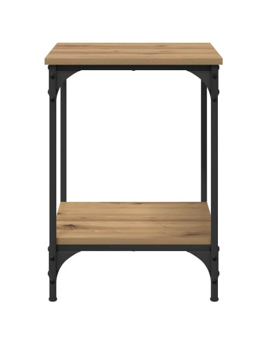 Tavolino da salotto Rovere artigianale 40 x 40 x 55 cm