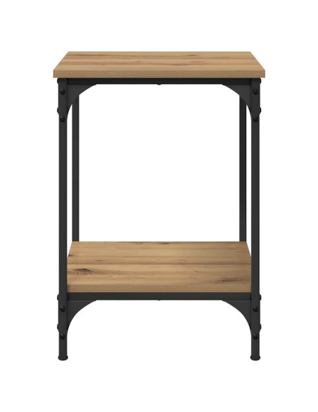 Tavolino da salotto Rovere artigianale 40 x 40 x 55 cm